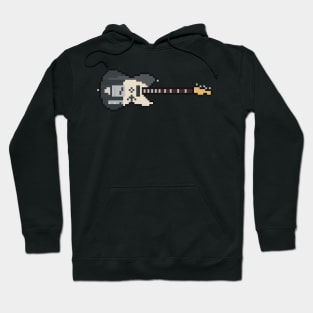 Pixel 1952 Black Pearl Guitar Hoodie